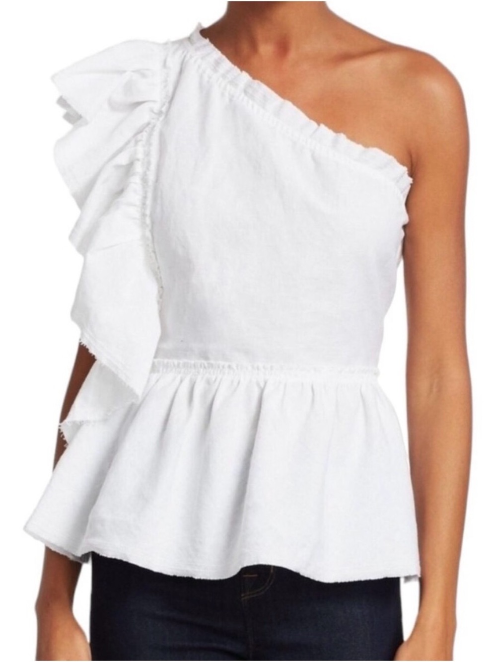 IRO Paris Plum One Shoulder‎ Top Size XS